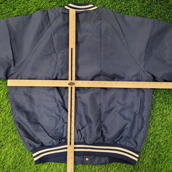 Vintage Michigan-Dairy Bomber Jacket XL 26x26 Hartwell Crop - Picture 4 of 16